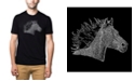 LA Pop Art Men's Premium Word Art T-shirt - Horse Mane